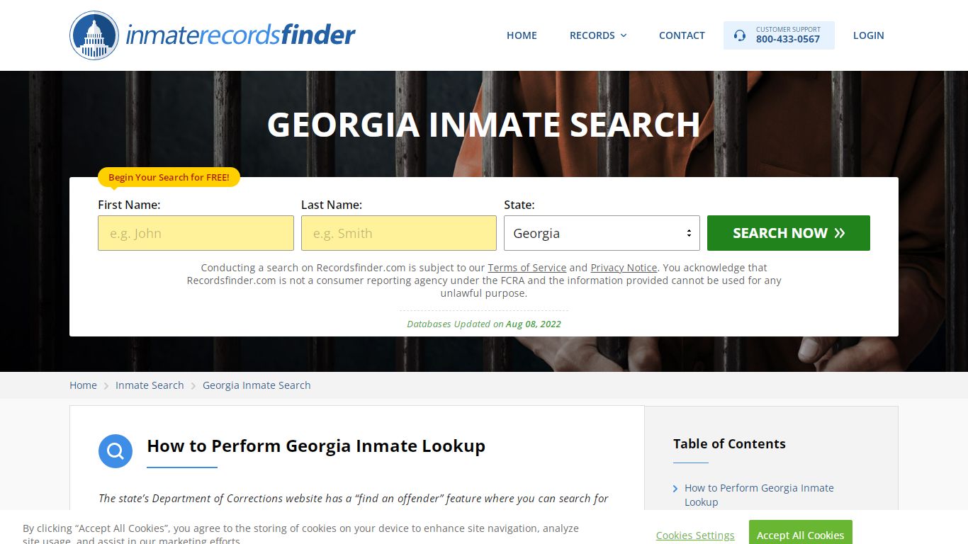 Georgia Inmate Search - Jail & Prison Records Online